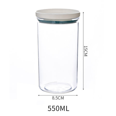 1 Piece Sealed Ring Storage Canister Transparent Containers - Select Size and Color