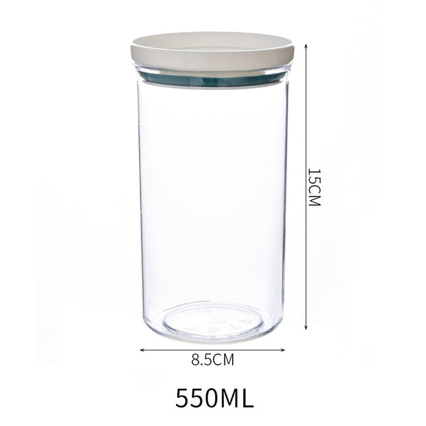 1 Piece Sealed Ring Storage Canister Transparent Containers - Select Size and Color