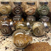 144 Piece Waterproof Spice Jar Labels - Round Stickers Only