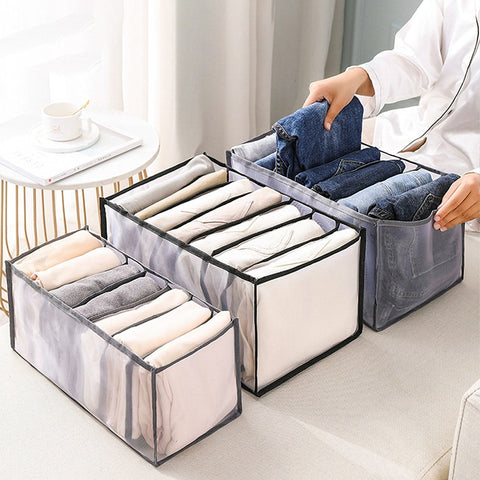 1pc-20 Grid Drawer Divider Closet Organizer For Clothes, Underwear, Socks  Storage Box