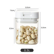 Airtight Food Containers with Lids for Kitchen Organization - Various sizes and counts