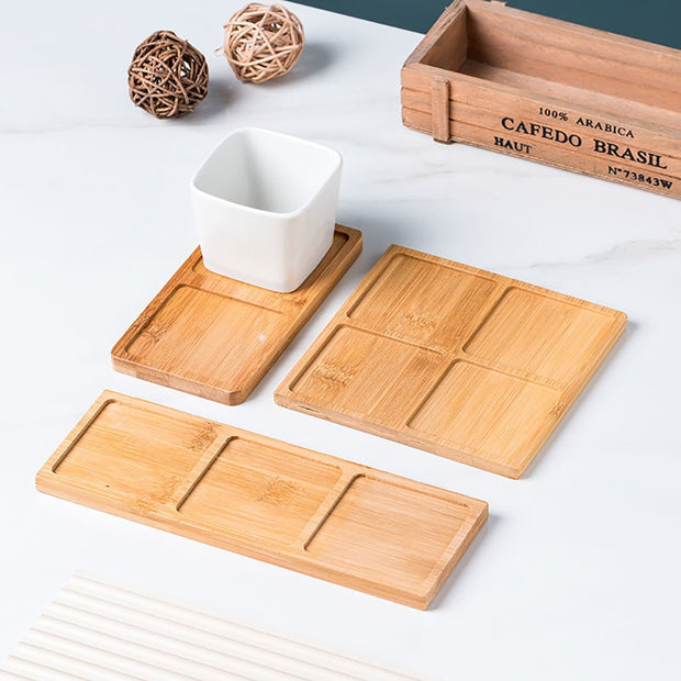 1 Piece Wooden Tray for Countertop Organization